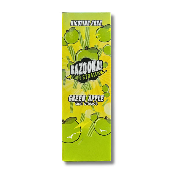 BAZOOKA SOUR STRAWS GREEN APPLE 100ml