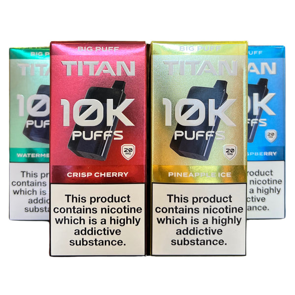 Titan X Vape Bars | 10000 Puffs | 20mg Nicotine