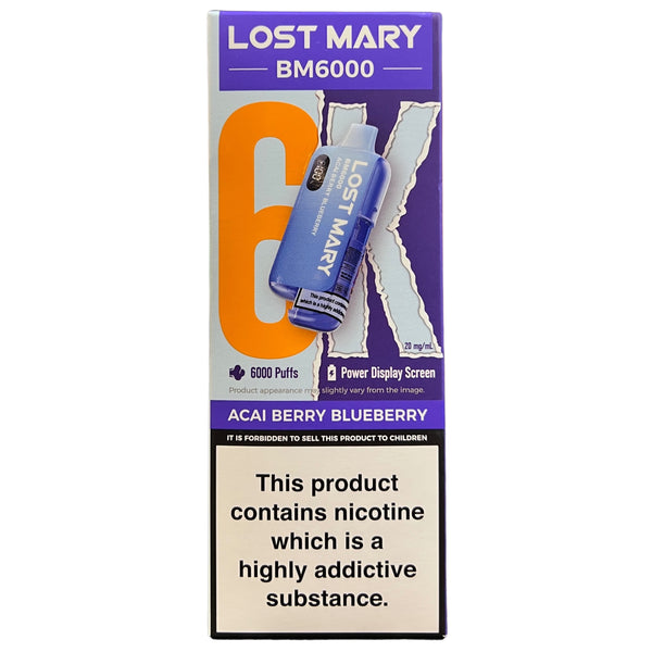 LOST MARY Prefilled Pod Kit | BM6000 Puffs | 20mg Nicotine