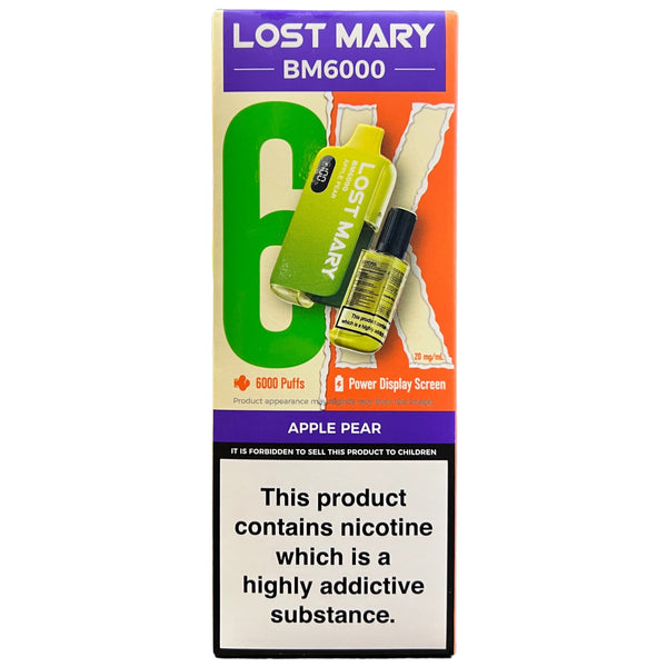 LOST MARY Prefilled Pod Kit | BM6000 Puffs | 20mg Nicotine