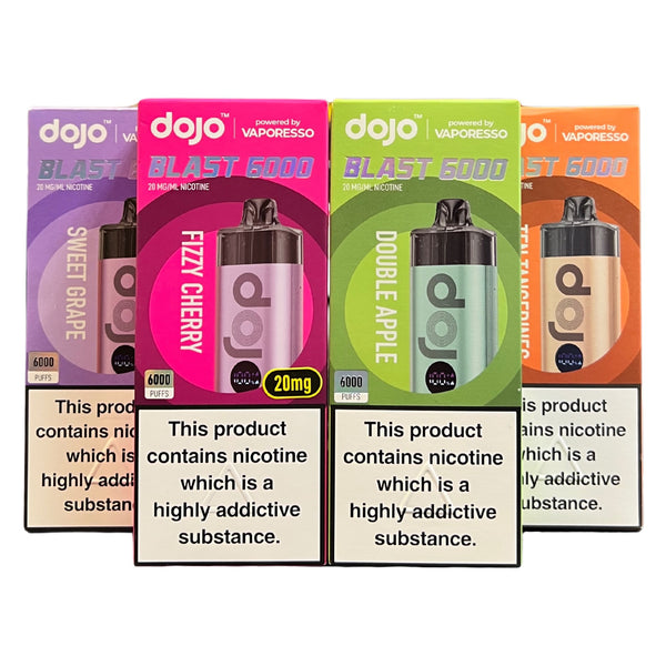 Dojo Vape Bars | 6000 Puffs | 20mg Nicotine