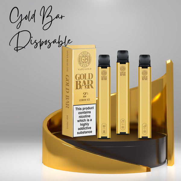 GOLD Vape Bars | 600 Puffs | 20mg Nicotine