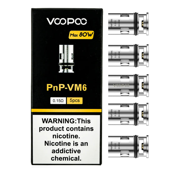 VooPoo PnP Vape Coils X 5