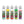 Load image into Gallery viewer, Five bottles of Zombie Blood vape juice with colorful labels on a white background
