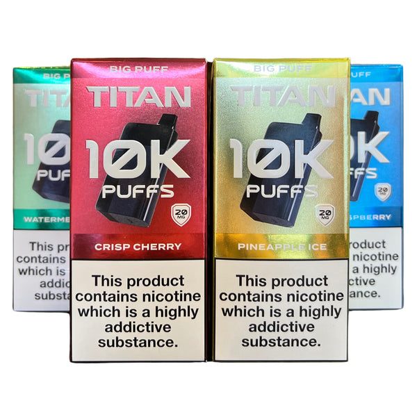 Titan Vape Bars | 10000 Puffs | 20mg Nicotine