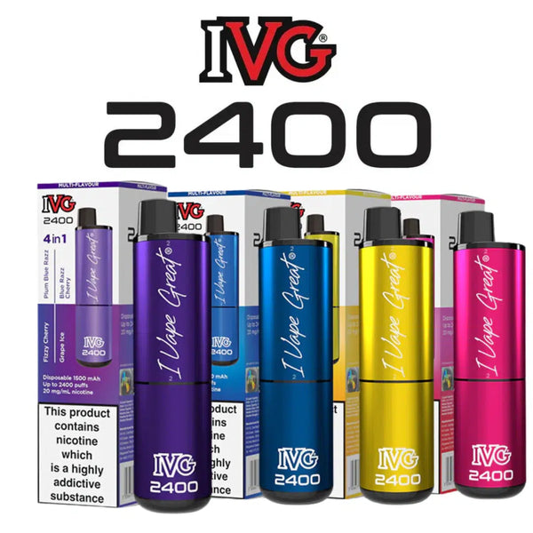 IVG Vape Bars | 2400 Puffs | 20mg Nicotine