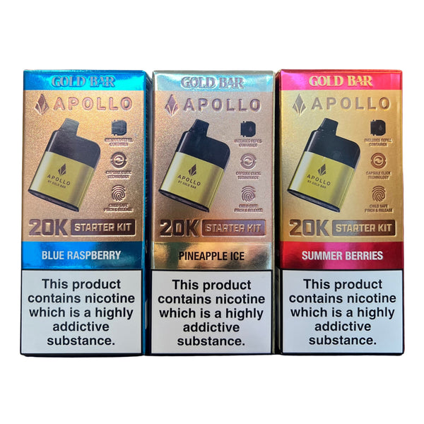 GOLD BAR APOLLO 20K VAPE KIT