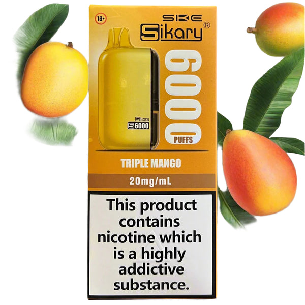 SIKARY Vape Bars | 6000 Puffs | 20mg Nicotine