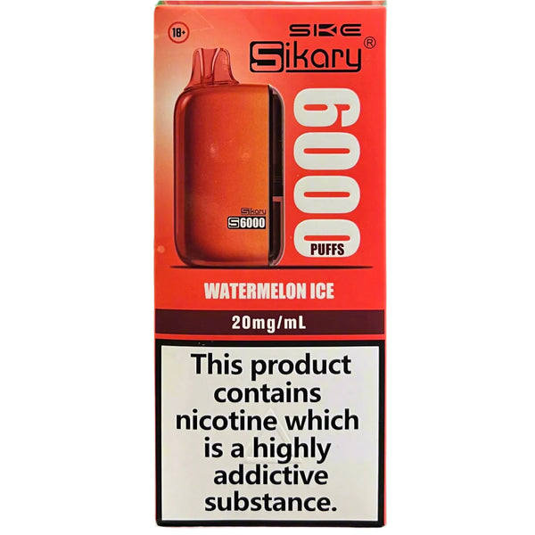 SIKARY Vape Bars | 6000 Puffs | 20mg Nicotine