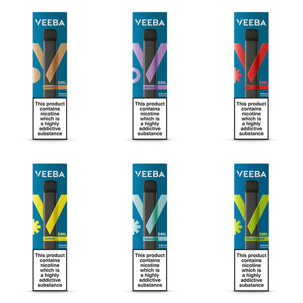 Veeba Vape Bars | 500 Puffs | 20MG