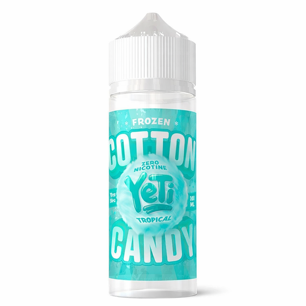 0mg Yeti Cotton Candy Tropical 100ml Shortfill (70VG/30PG)