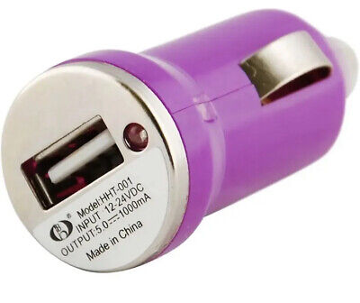 Vape car charger purple colour
