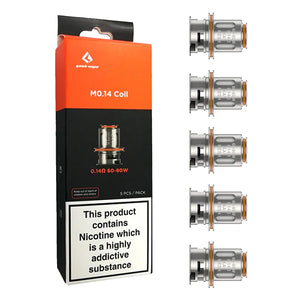 Pack of five, GeekVape M-Series vape coils.