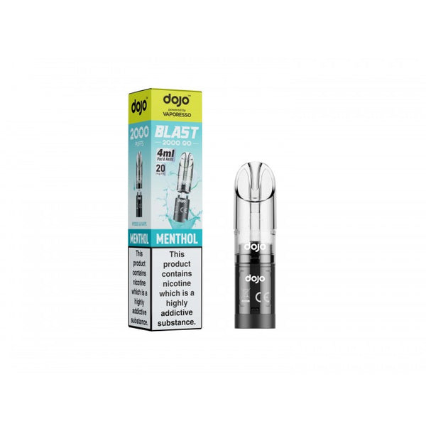 20mg Vaporesso Dojo Blast 2000 Go Pod Vape Kit - Pack of 2