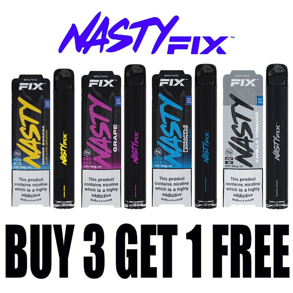 NASTY FIX Vape Bars | 675 Puffs | 10mg